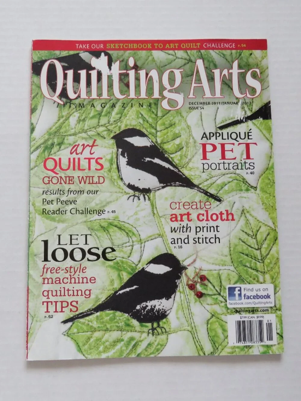 Quilting Arts Magazine December 2011/January 2012 Issue 54